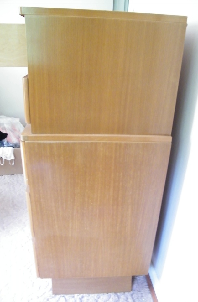 Mid Century R Way Blonde Five-Drawer Dresser