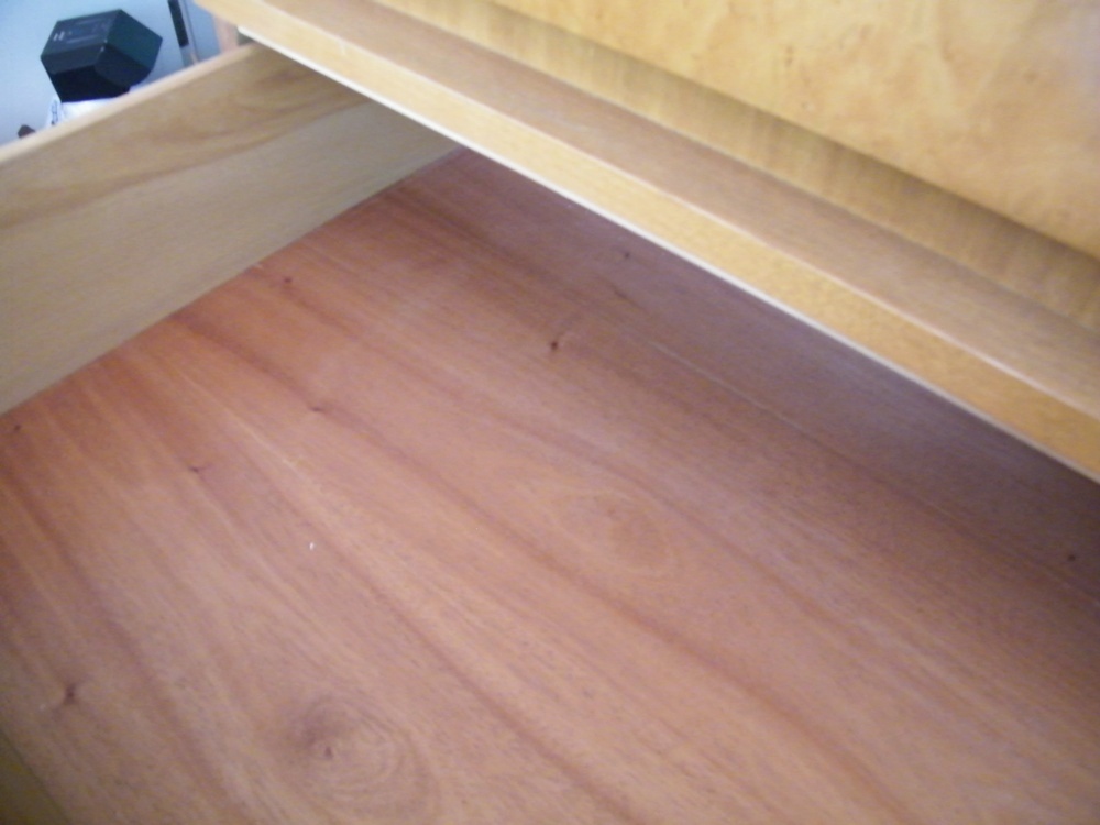 Mid Century R Way Blonde Five-Drawer Dresser