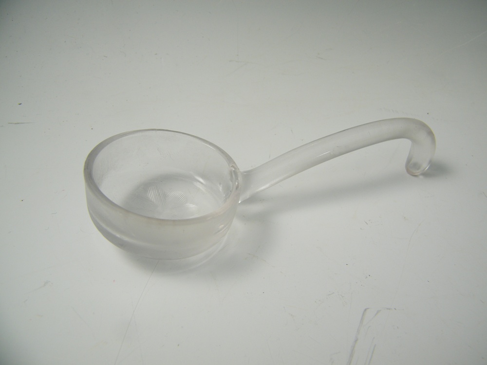 Carnival Glass Butter Dish, Opalescent Bowl and Glass Ladle