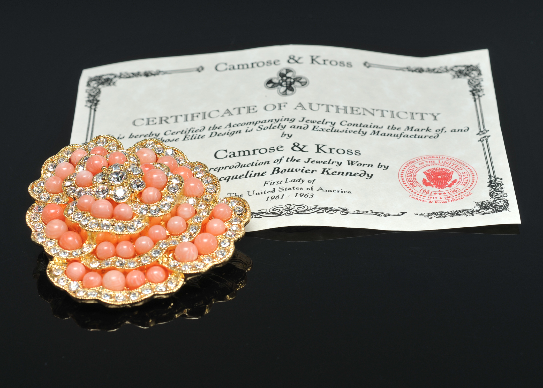 Camrose & Kross Jacqueline Kennedy Reproduction Jewelry