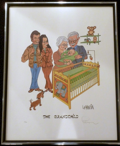 Lee Martin Caricature Drawing Print