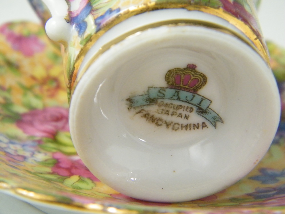 Vintage Bone China Tea Cups and Saucers