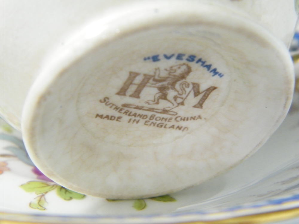 Vintage Bone China Tea Cups and Saucers