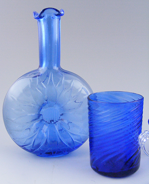 Blue Glass Assortment