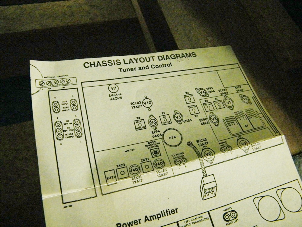 Mid Century Modern 'The Fisher' Stereo/Turntable  Cabinet