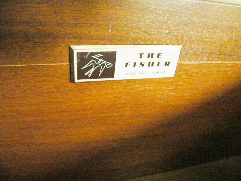 Mid Century Modern 'The Fisher' Stereo/Turntable  Cabinet