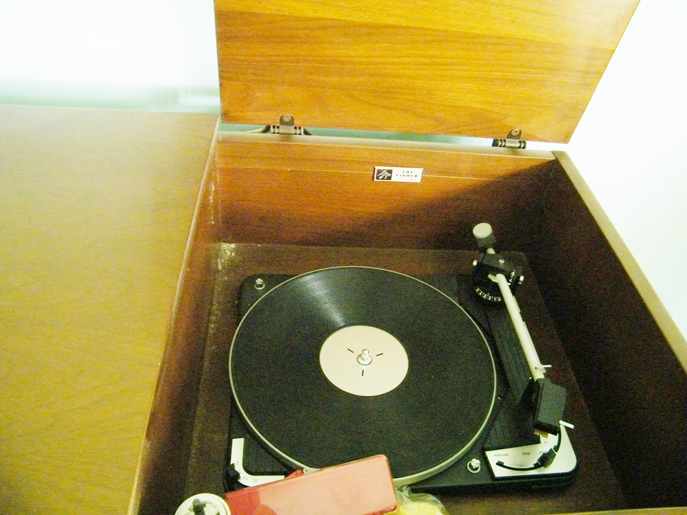 Mid Century Modern 'The Fisher' Stereo/Turntable  Cabinet