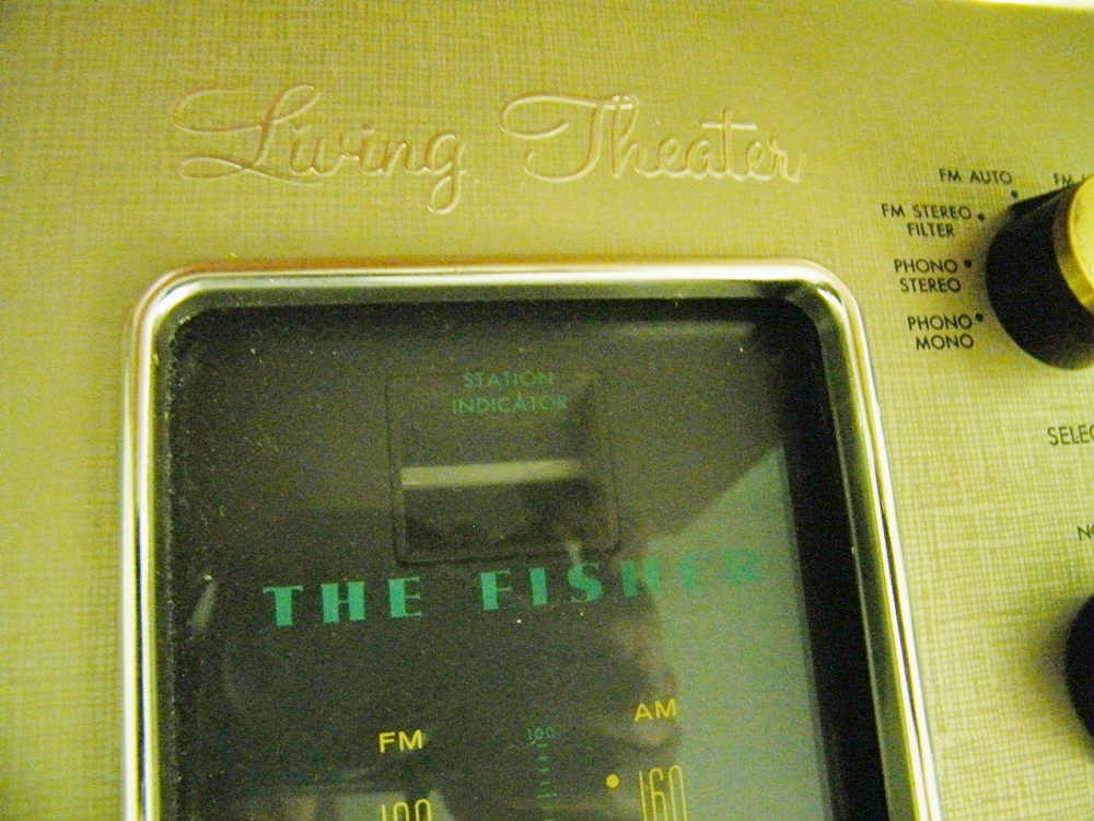 Mid Century Modern 'The Fisher' Stereo/Turntable  Cabinet