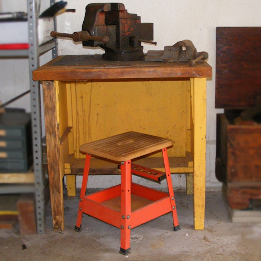 Columbian Bench Vise Made in Cleveland