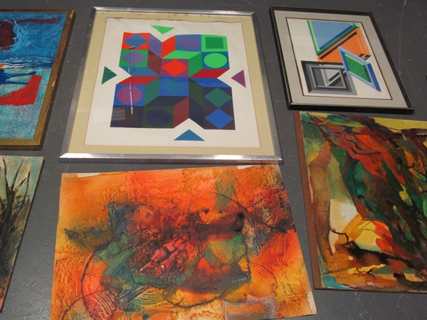 Modern  & Abstract Art Grab Bag Group