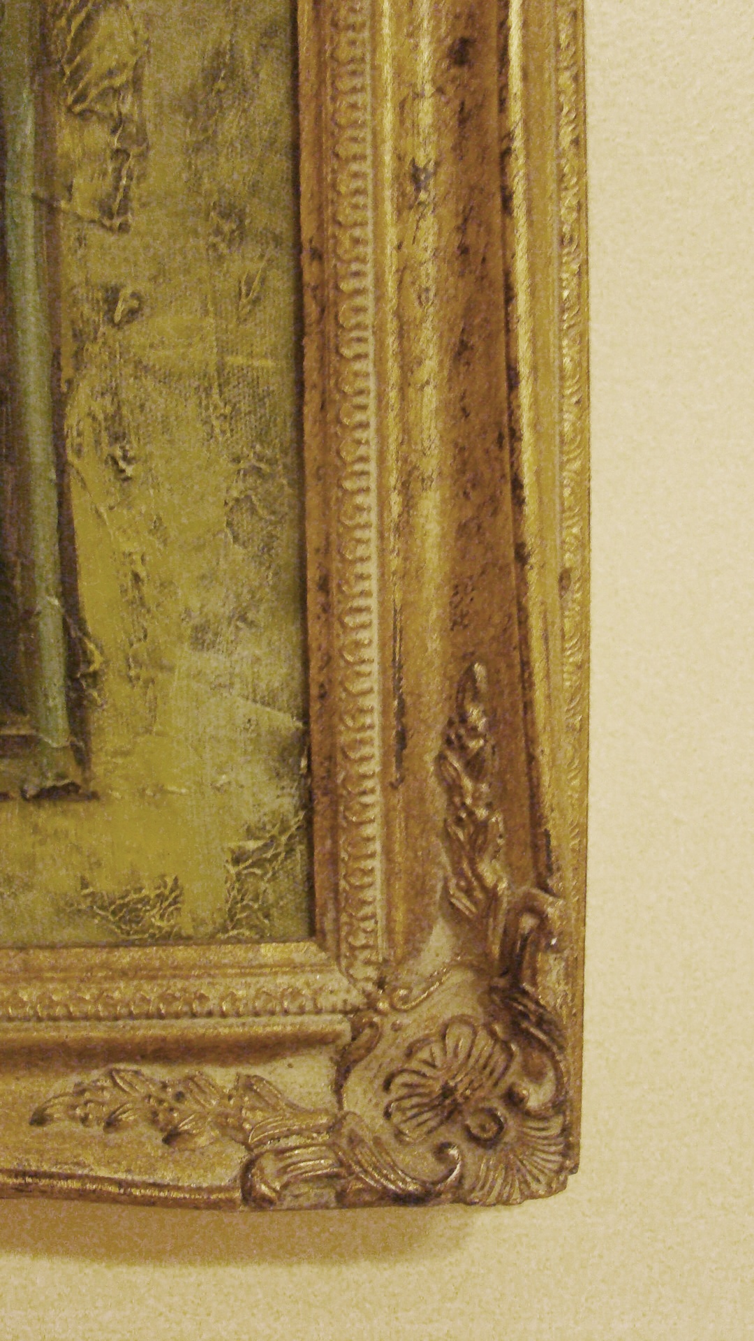 Giclee of Daffodils in antique finish frame