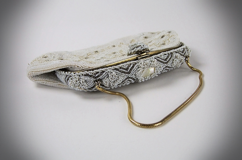 Three early 20th Century hand beaded purses