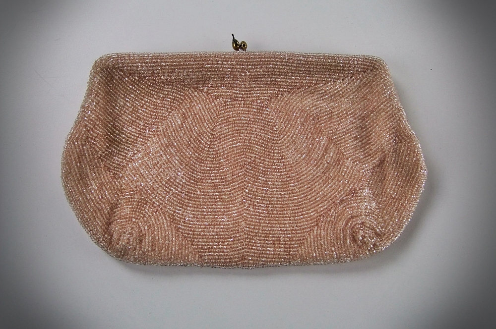 Group of (4) hand beaded handbags 