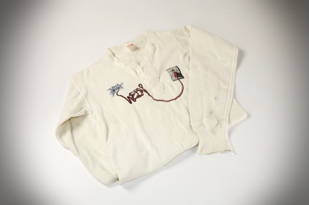  Vintage WEBN 100% cotton long sleeve button down shirt 