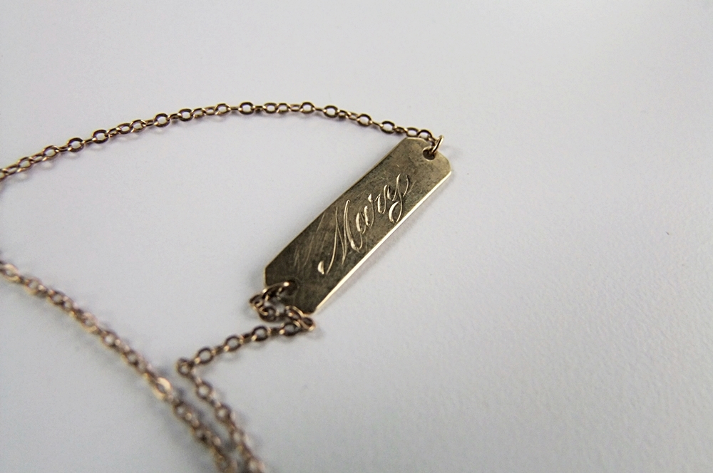 14 K yellow gold toddler bracelets and 10 K bracelet