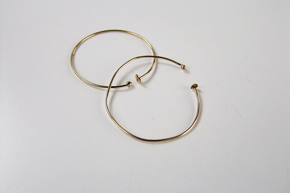 14 K yellow gold toddler bracelets and 10 K bracelet