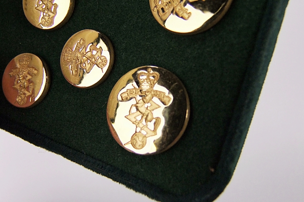 Two sets of Ben Silver cuff links and dress shirt buttons 