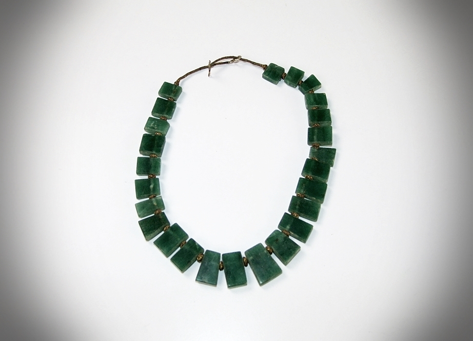 Collection of hand carved natural stone jewelry 