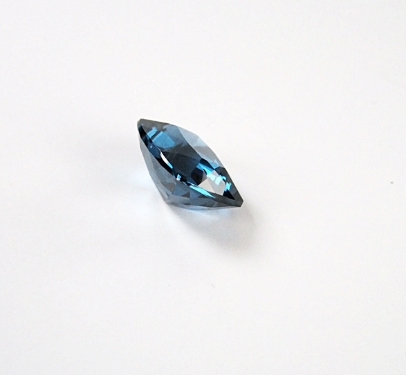 Loose cushion faceted cut synthetic blue Spinel