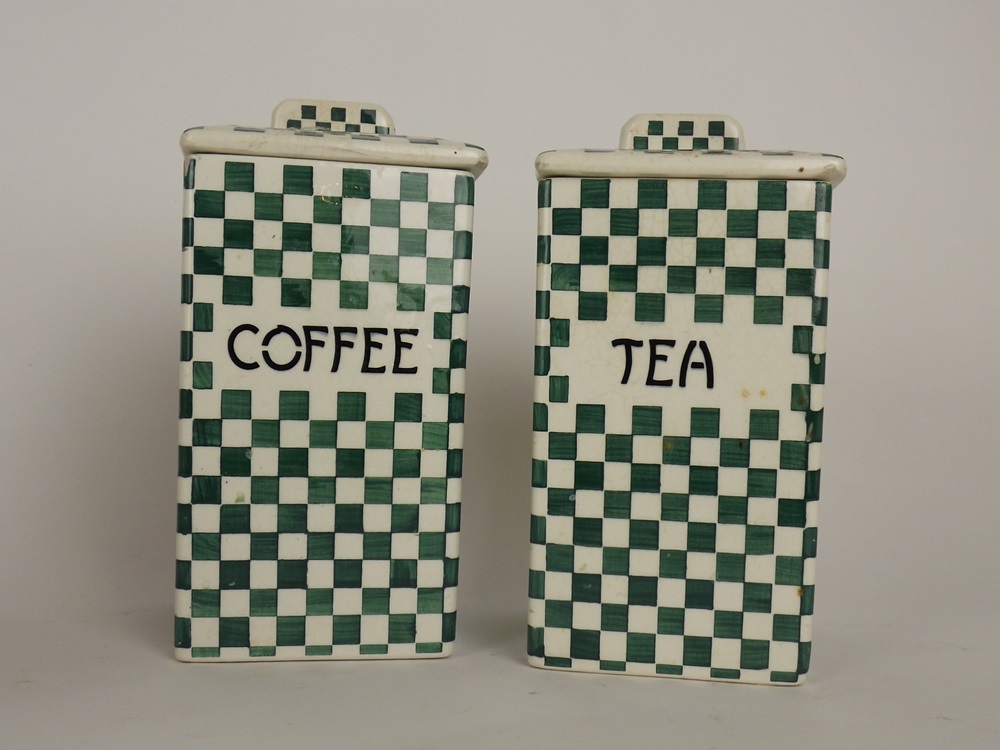 Collection of Ceramic Canisters & Spice Jars