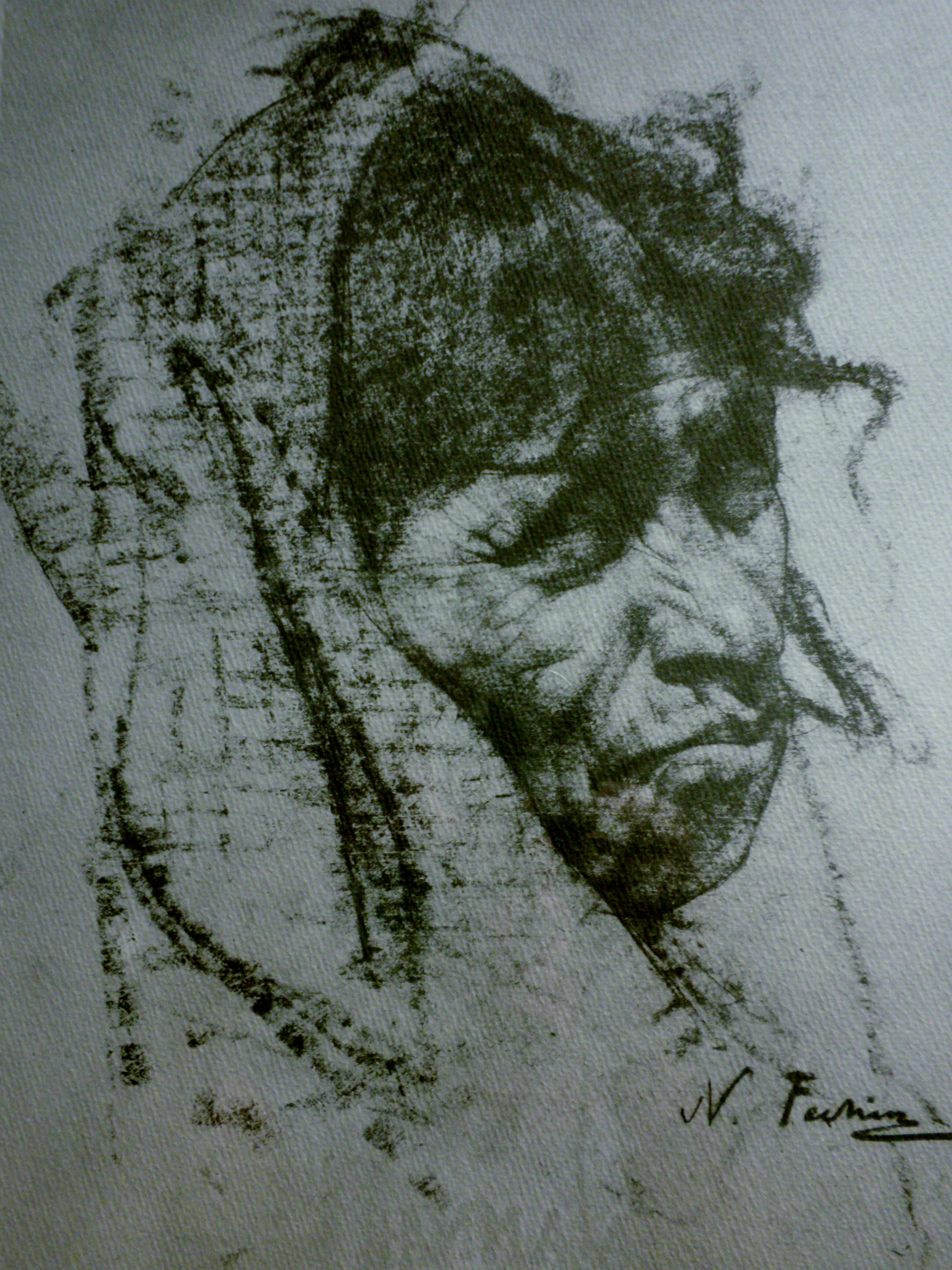Nicolai Fechin Charcoal Prints