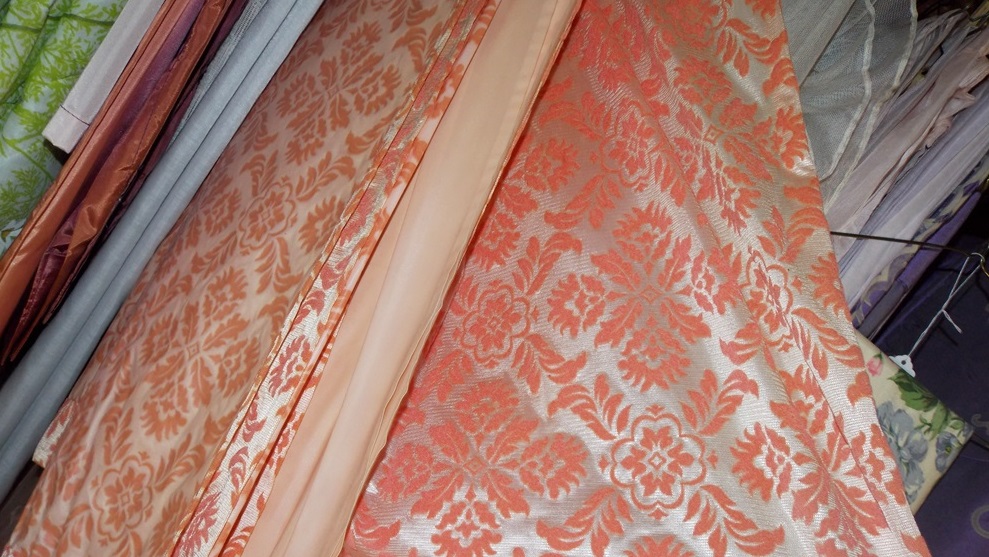 A vast array of Vintage Drapes and Bedspreads