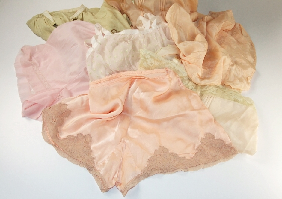 Collection of 1930's -40's vintage lingerie