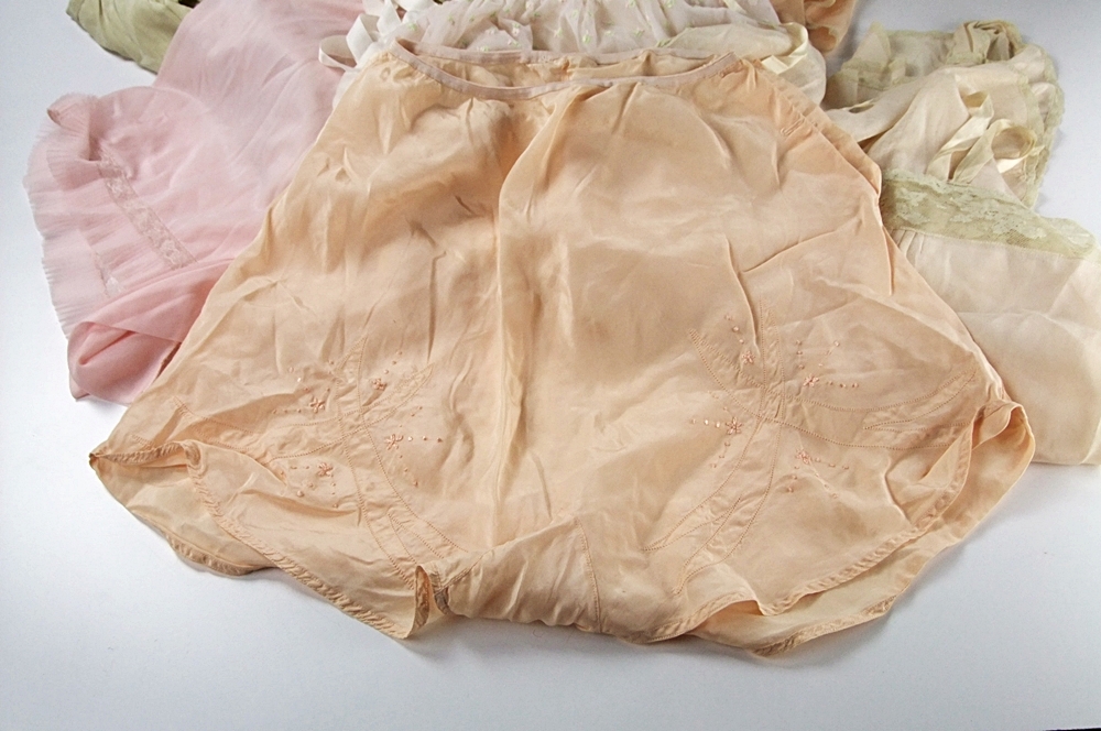 Collection of 1930's -40's vintage lingerie
