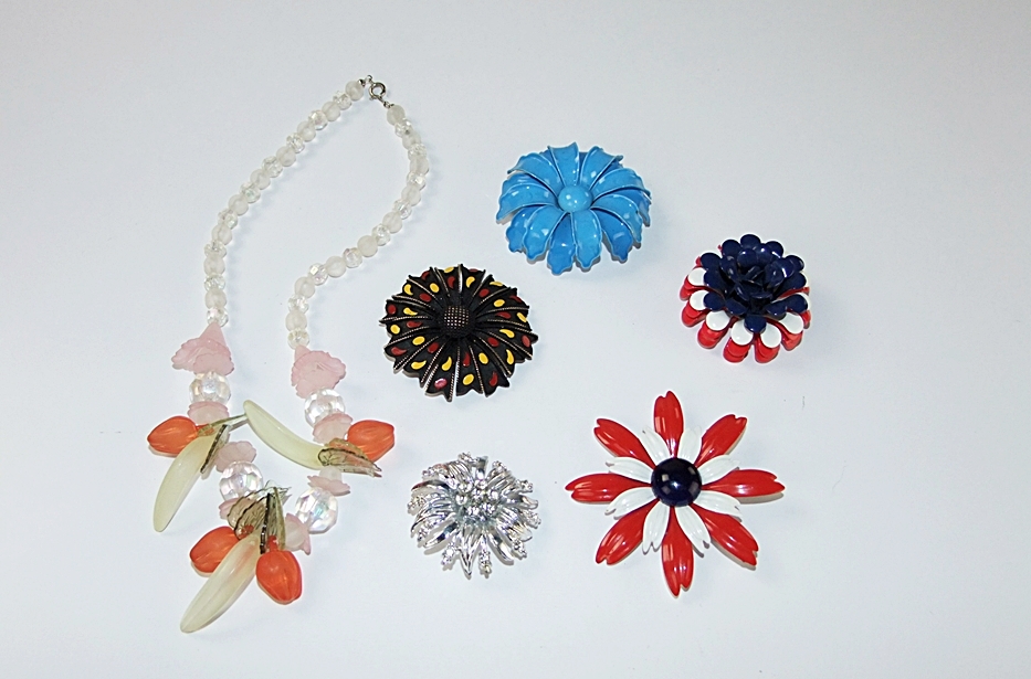 Vintage collection of costume jewelry