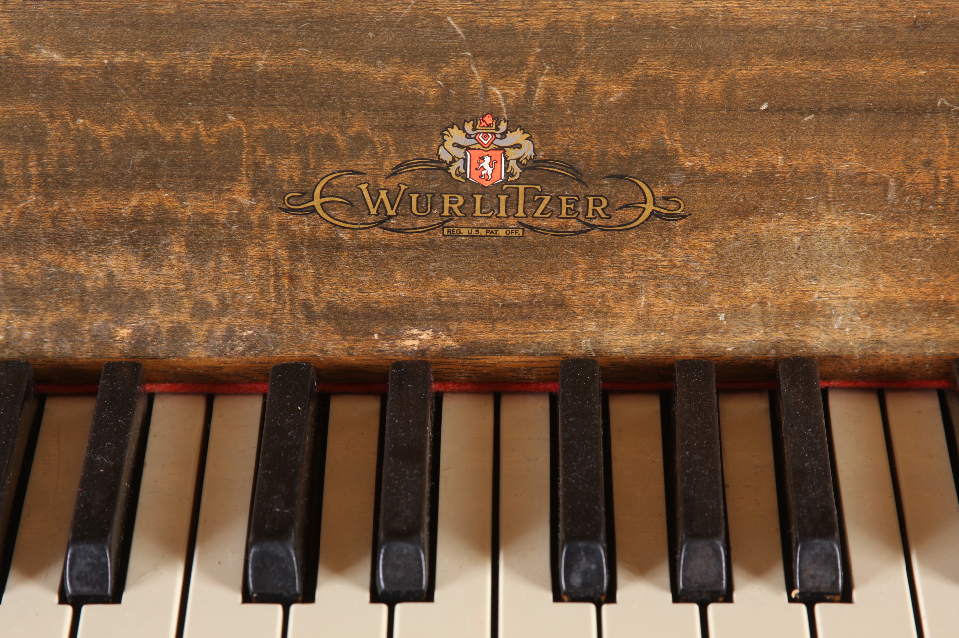 Antique Wurlitzer Baby Grand Piano