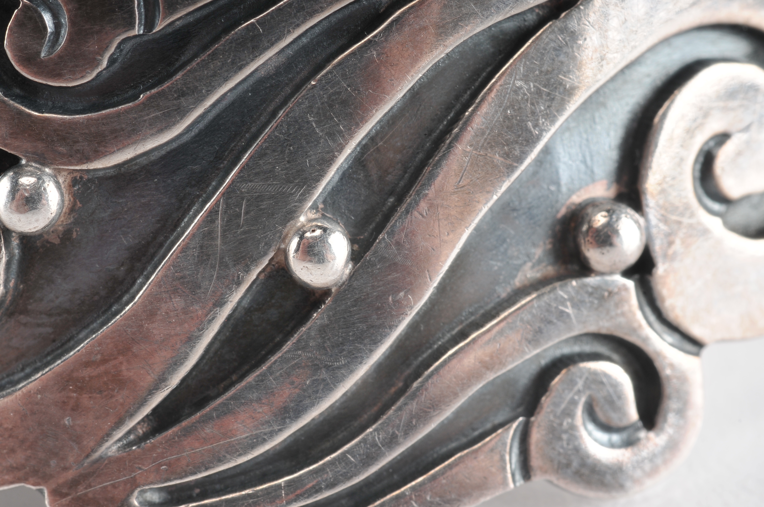 Gorgeous Taxco Mexico sterling silver link necklace and bracelet