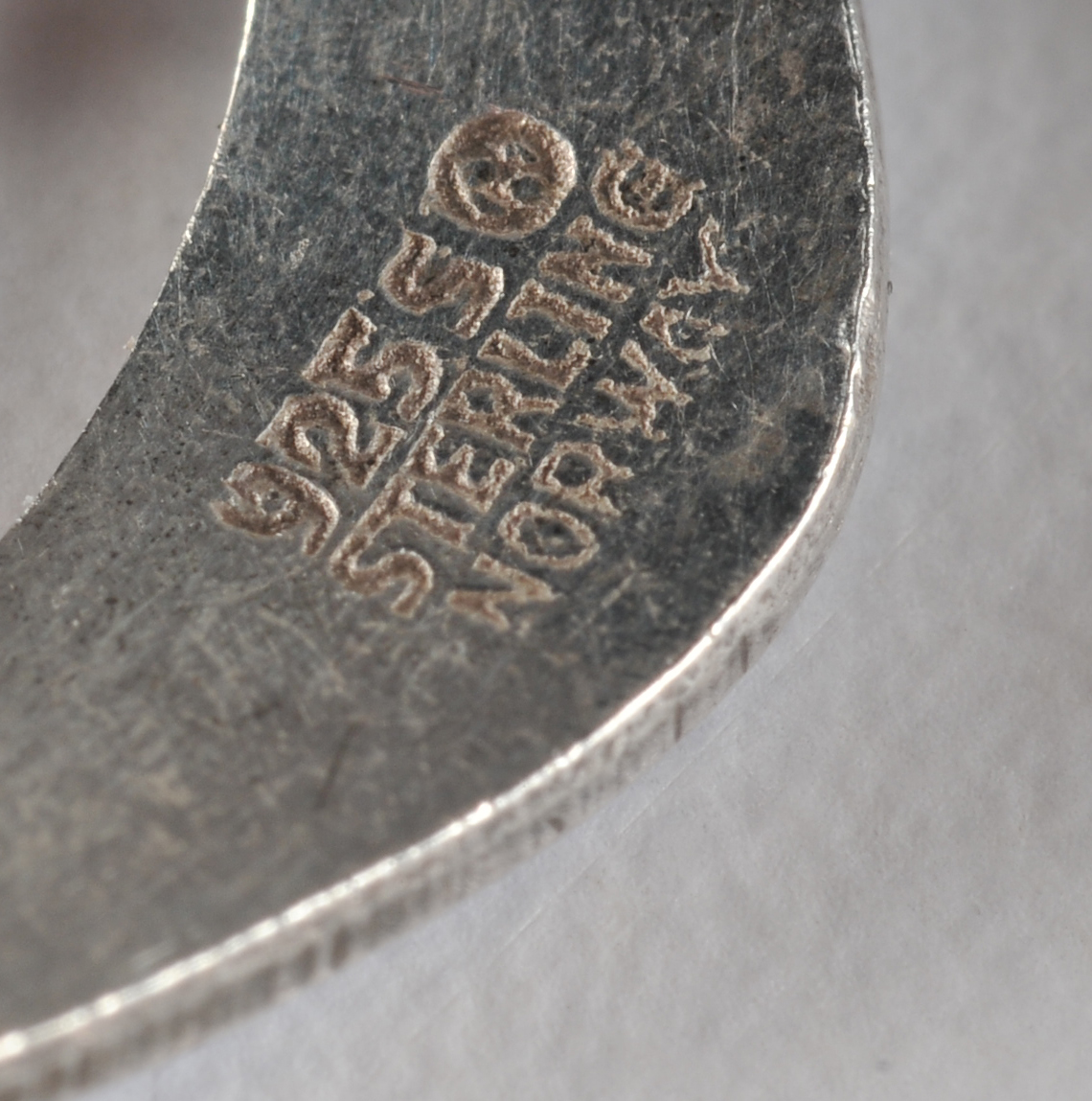 Mid Century Norwegian enameled link bracelet 