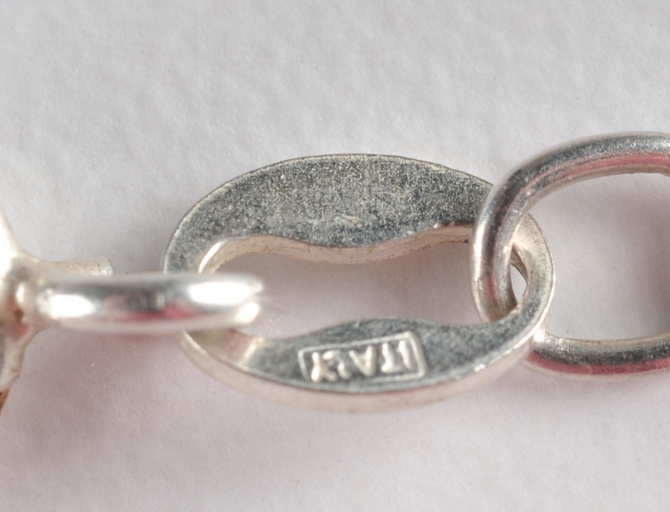 Beautiful Art Nouveau amethyst pendant with winged Fairies and 24" sterling silver chain