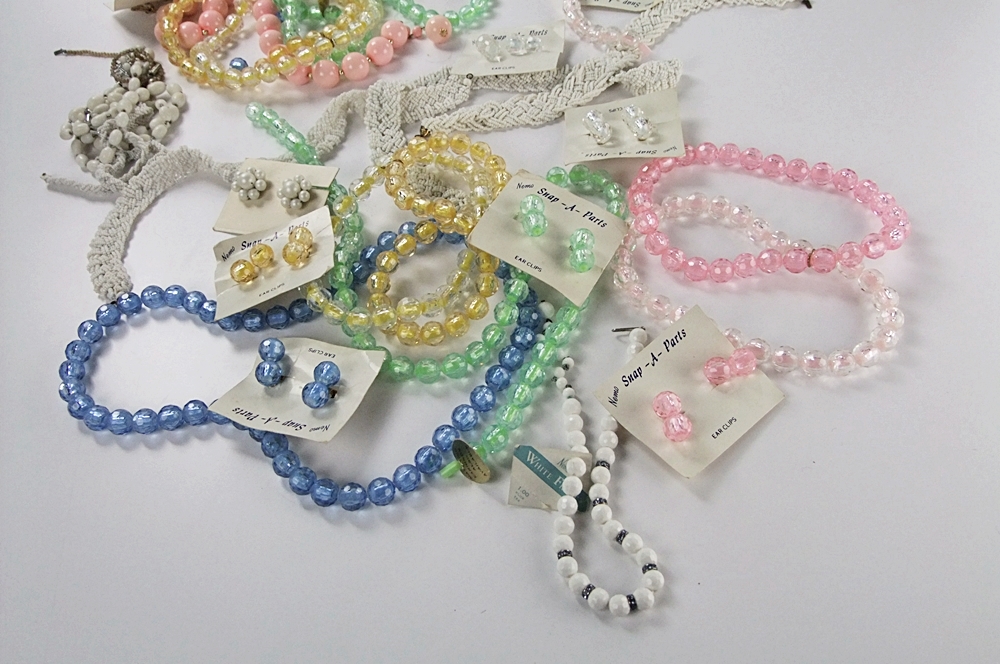 Large collection of vintage costume jewelry 