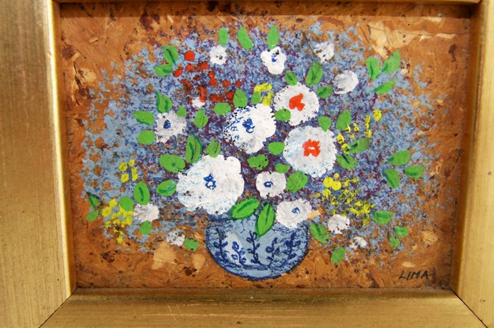 Collection of vintage jewelry and decorative items