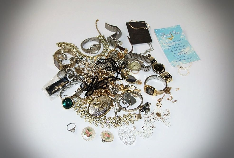 Collection of costume jewelry