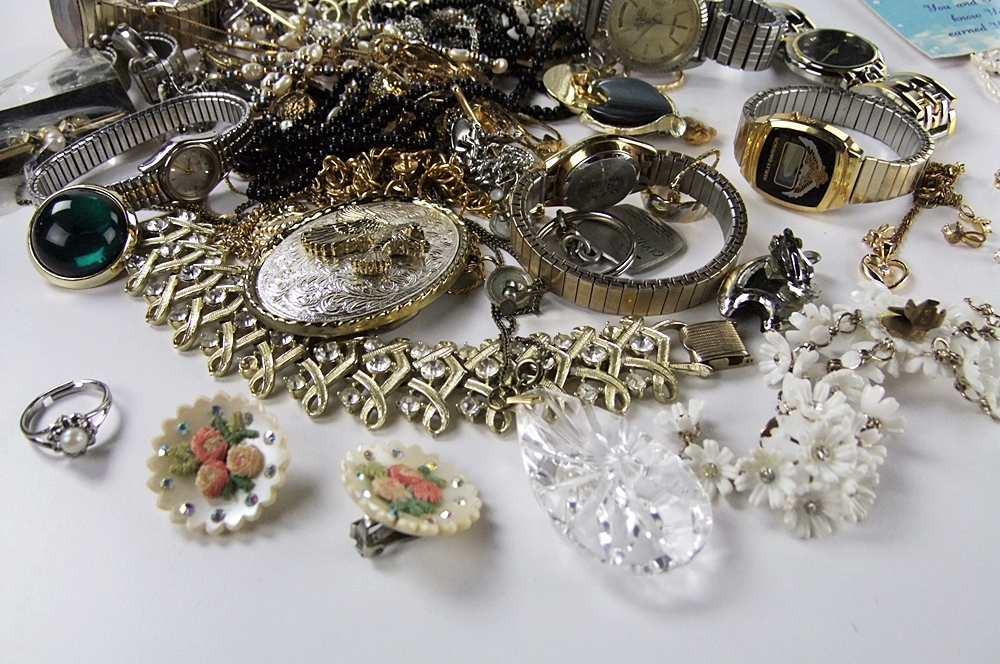 Collection of costume jewelry