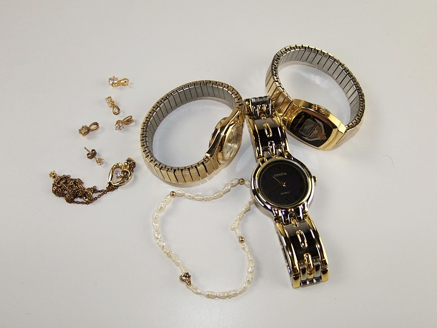 Collection of costume jewelry