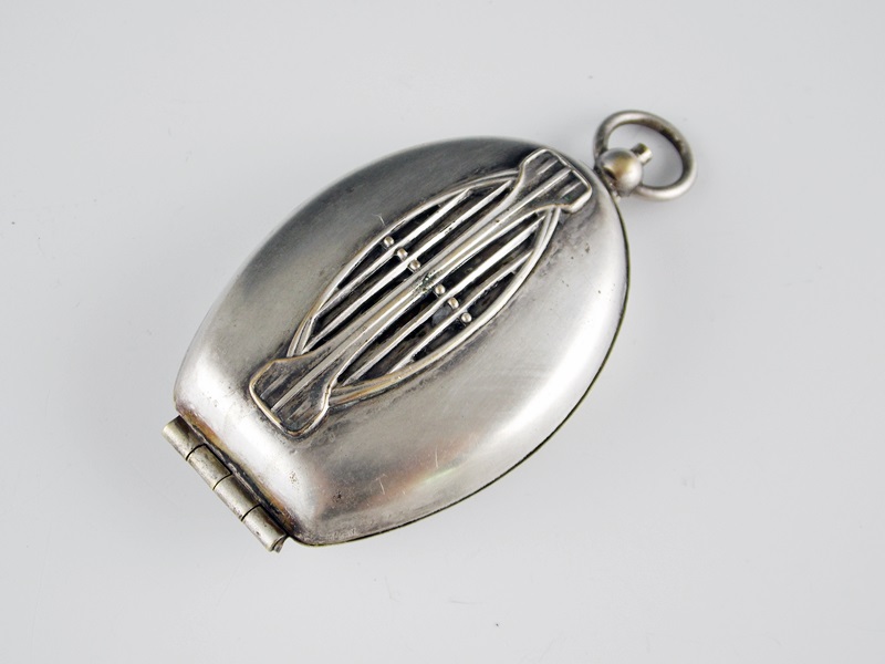 Antique German Silver Coin Purse