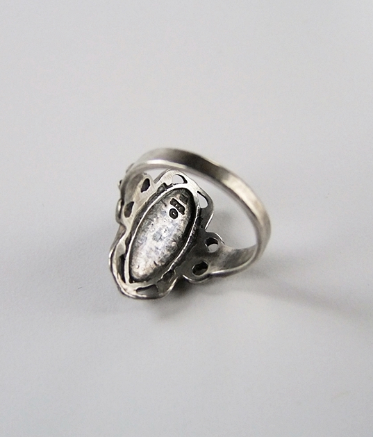 Sterling silver Pau shell ring 