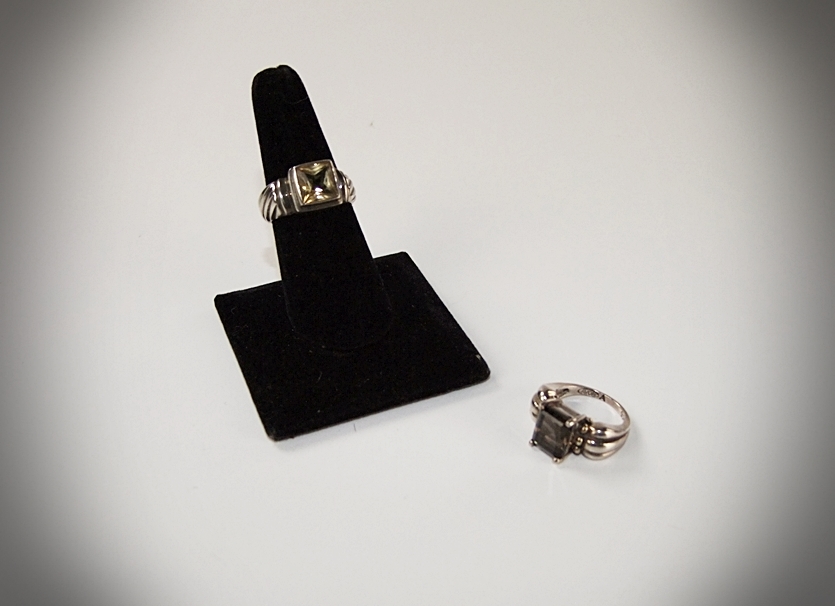 Two sterling silver Ladies rings 