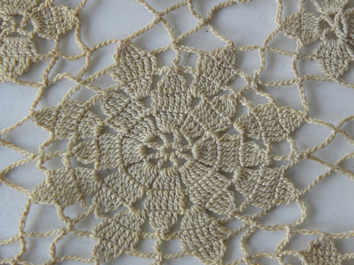 Two Vintage Lace Tabletop Runners