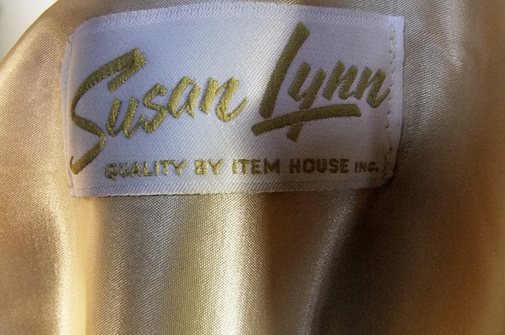 Vintage faux lamb's wool coat with faux fur 