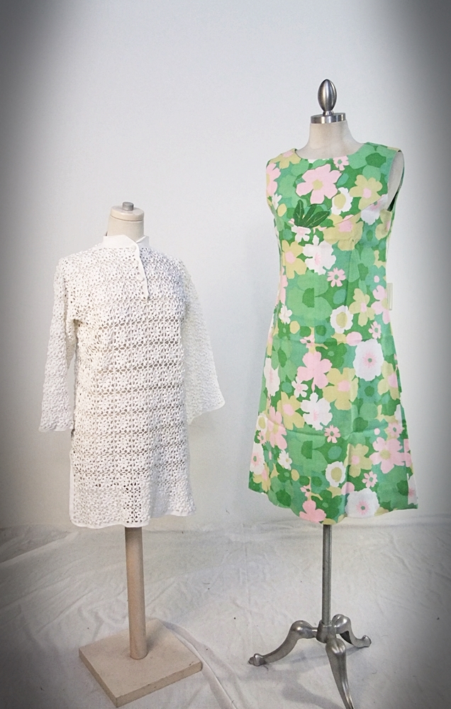 Two vintage 1960's dresses