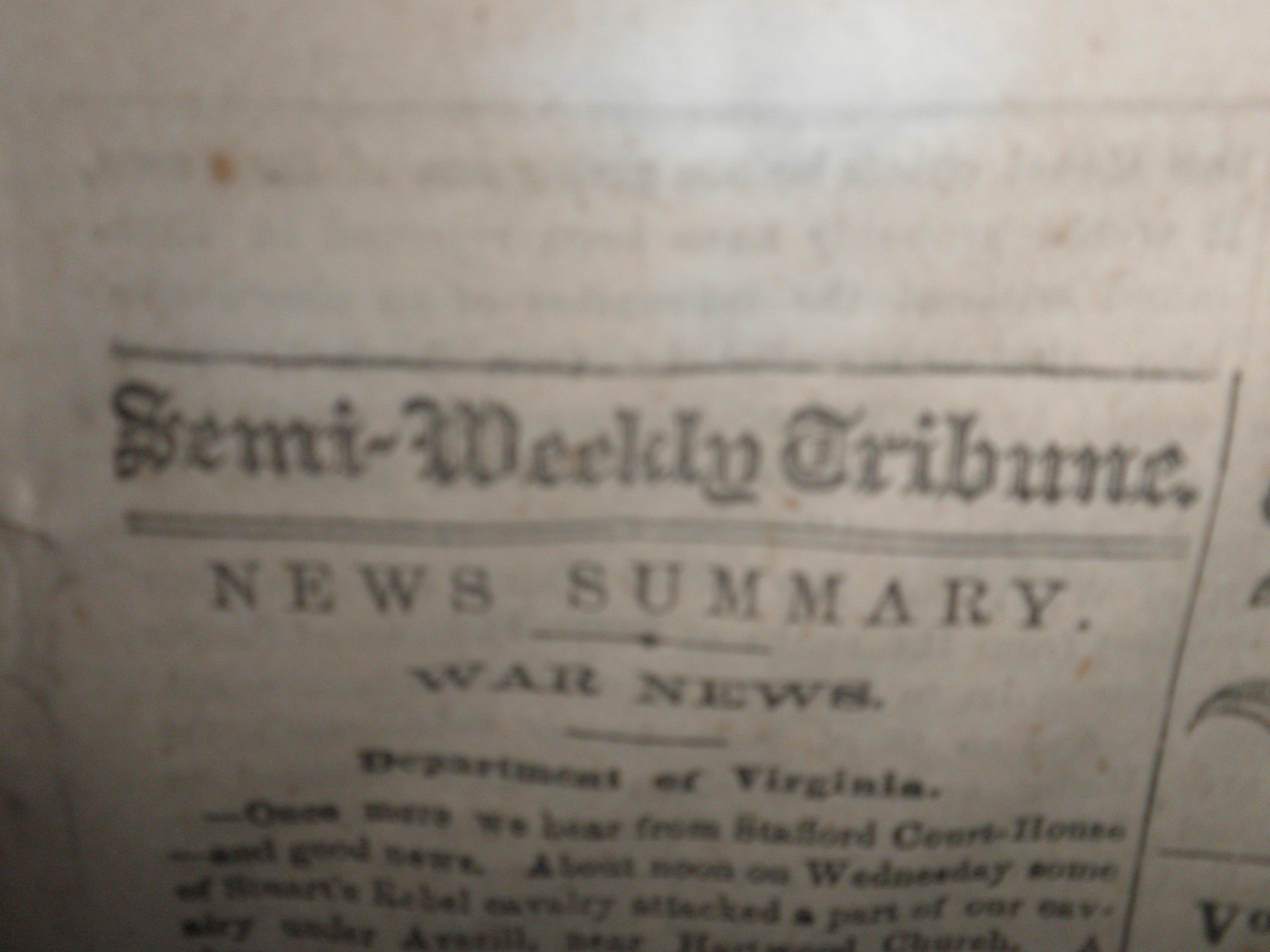 Civil War Era Newspapers