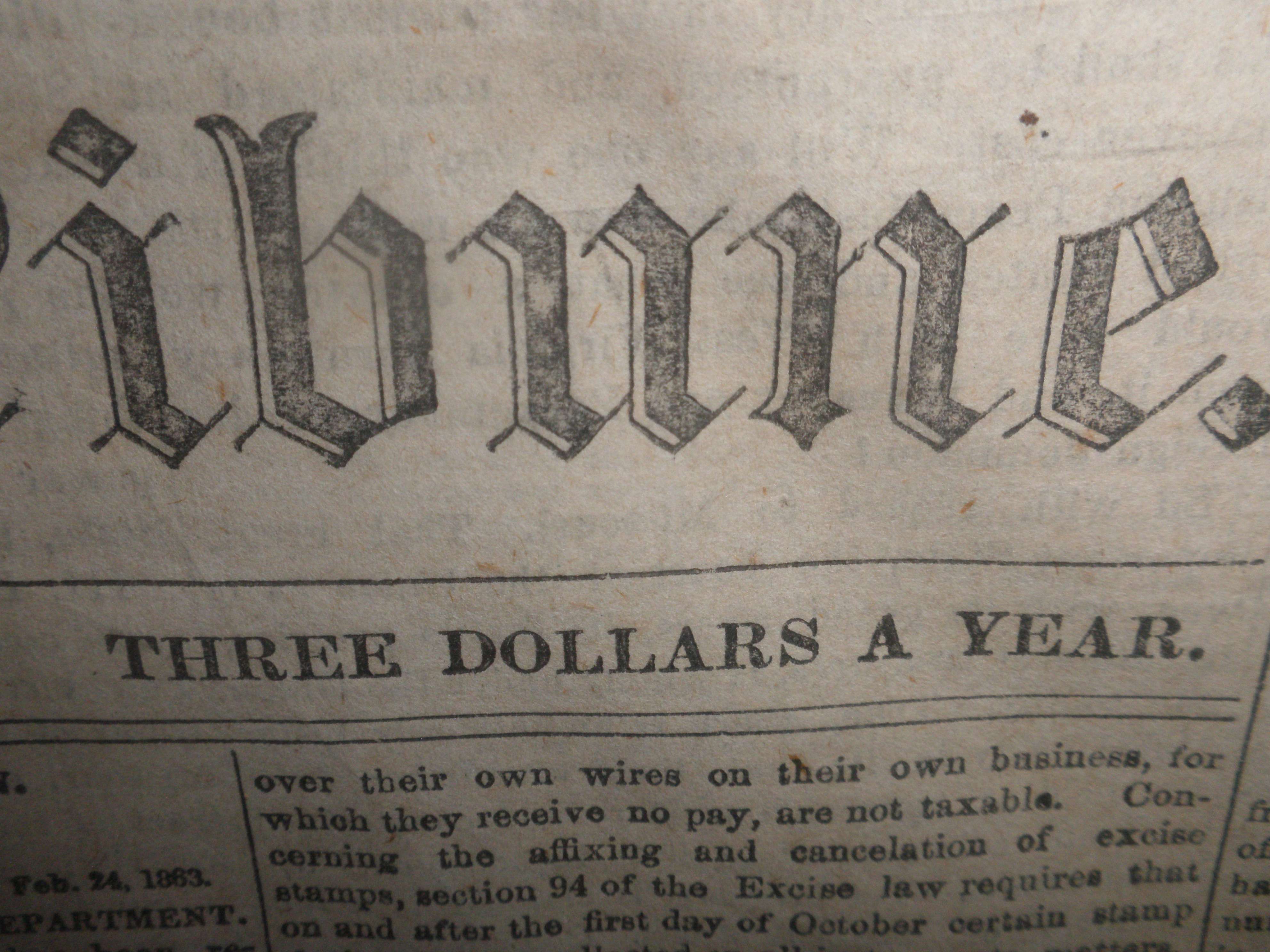 Civil War Era Newspapers