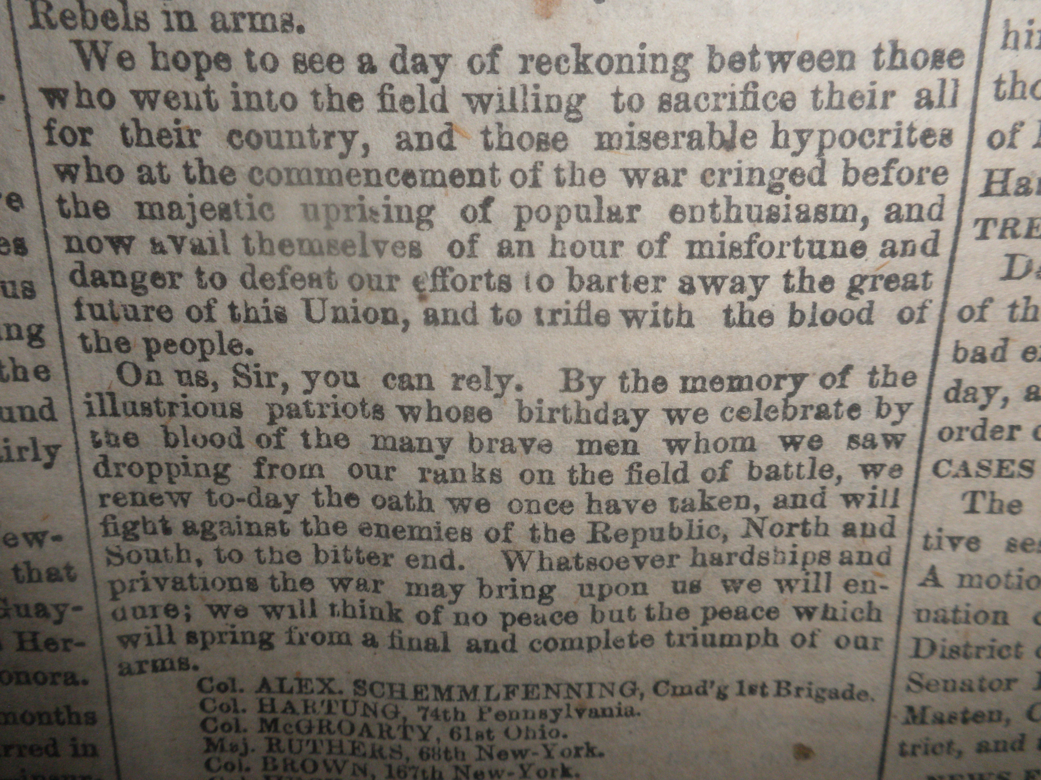 Civil War Era Newspapers