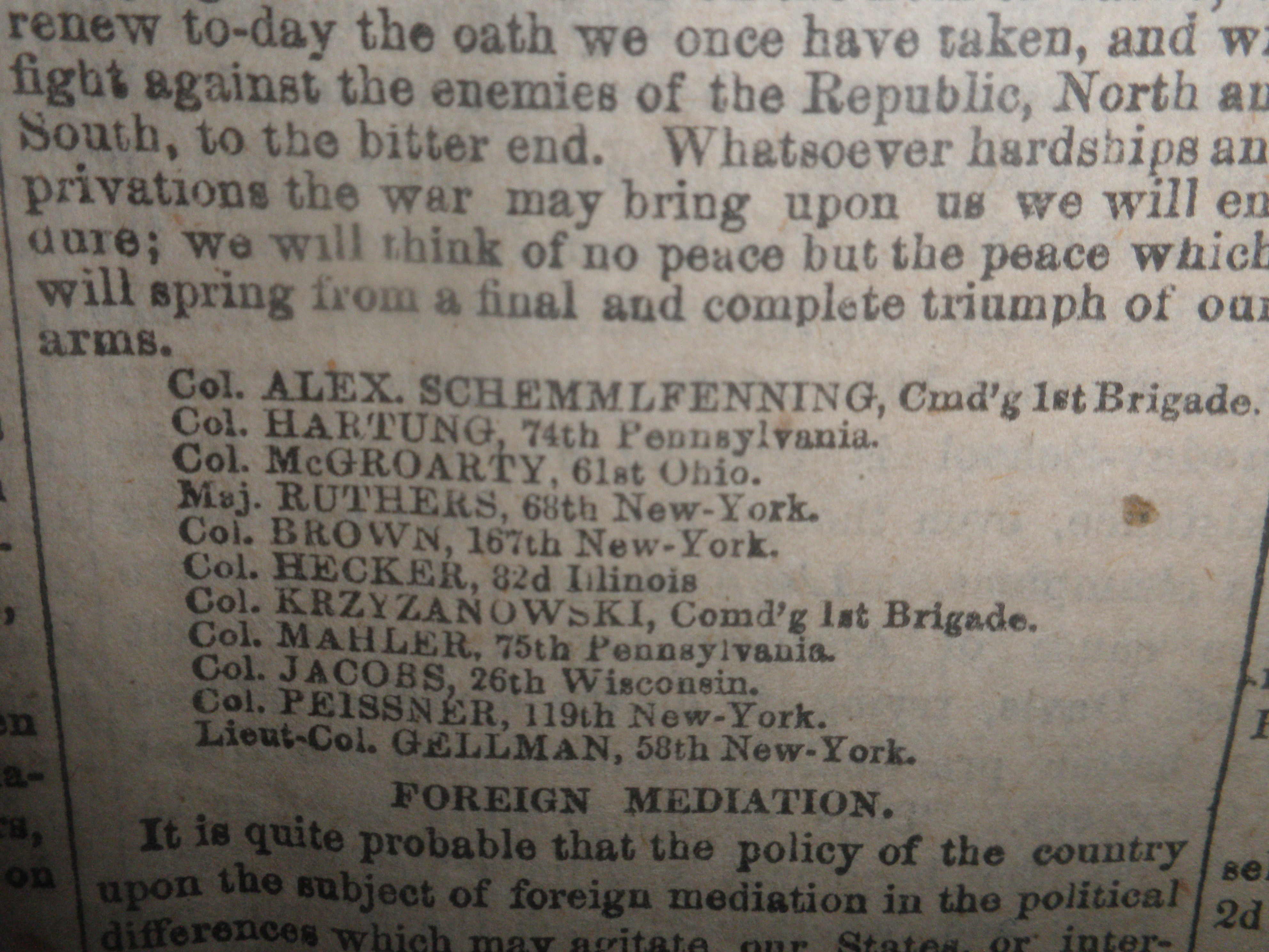 Civil War Era Newspapers