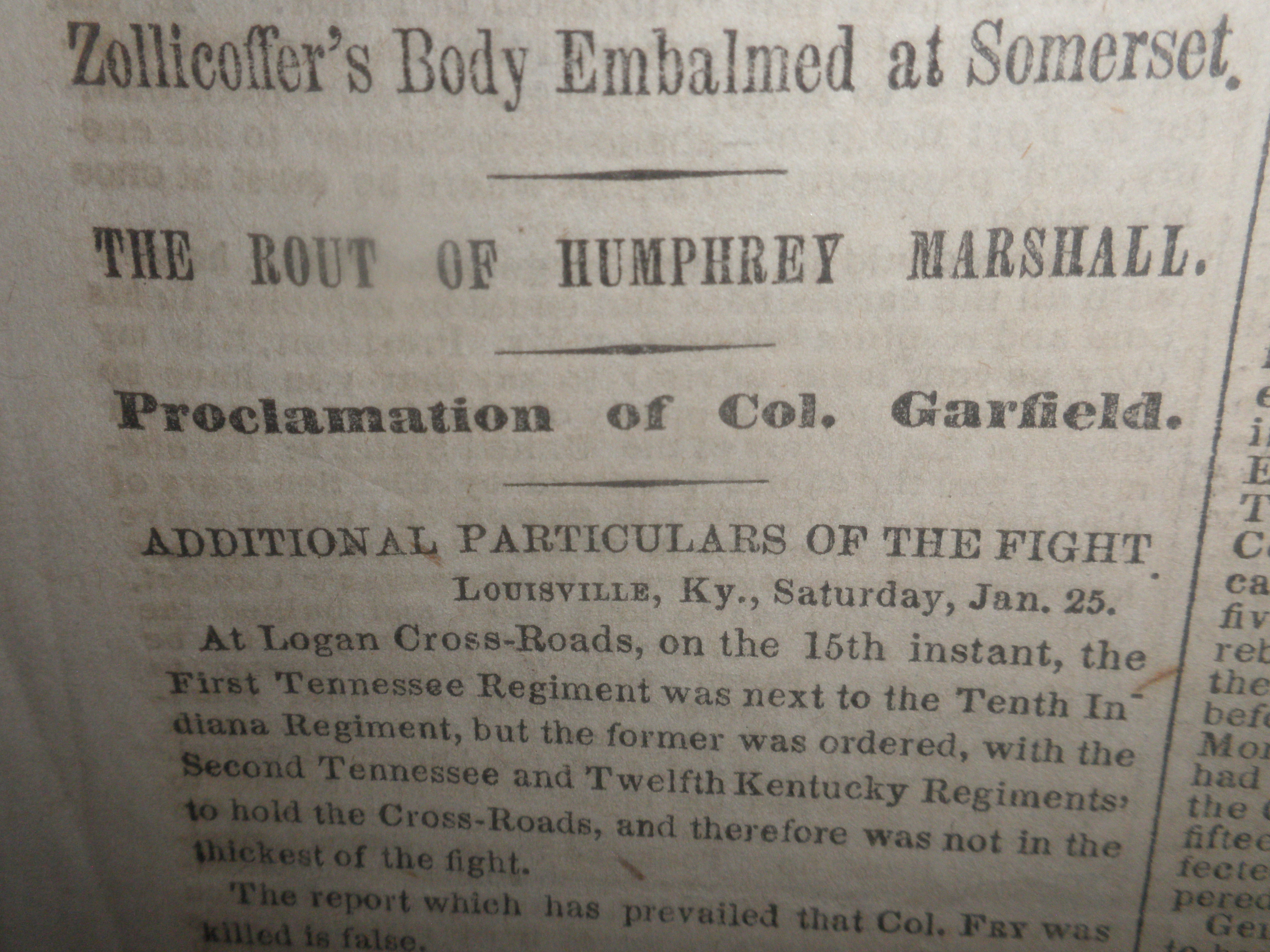 Civil War Era Newspapers