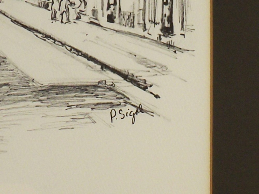 Print by Artist P. Sigal